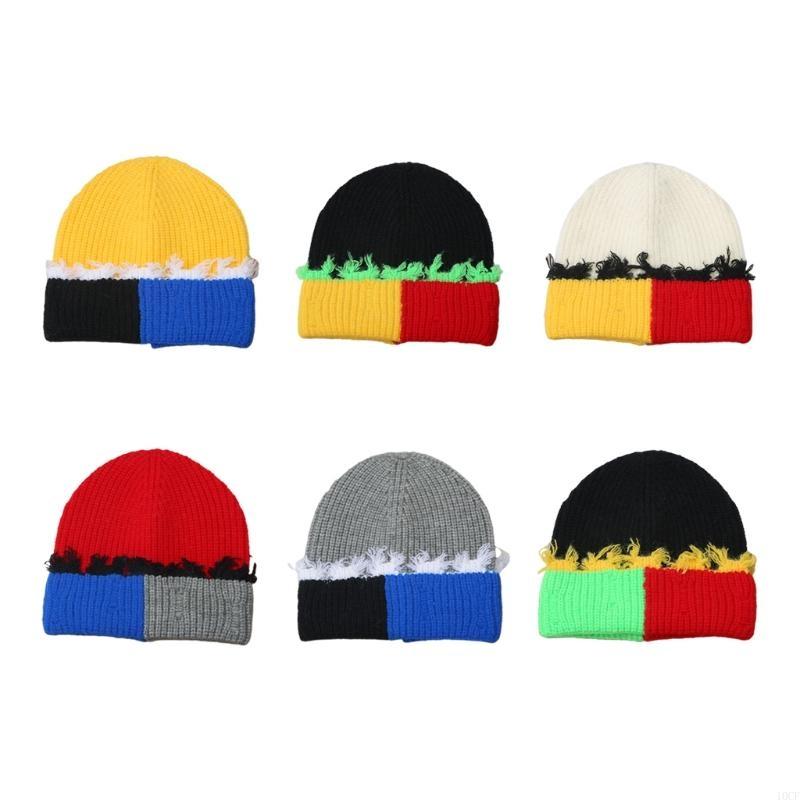 Beanie Cuffed Knit - Bonnet à revers en tricot couleur