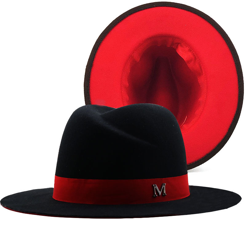 Fedora Hat Wool - Chapeaux Fedora Jazz en feutre de