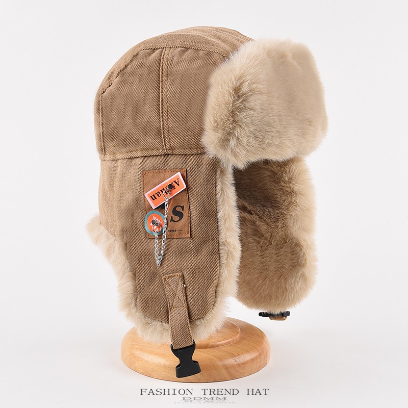 Trapper Hat Ear Flap - Chapeau d'hiver épais pour hommes et