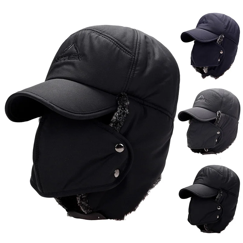 Trapper Hat Ear Flap - Chapeau d'hiver chaud en fausse fourrure