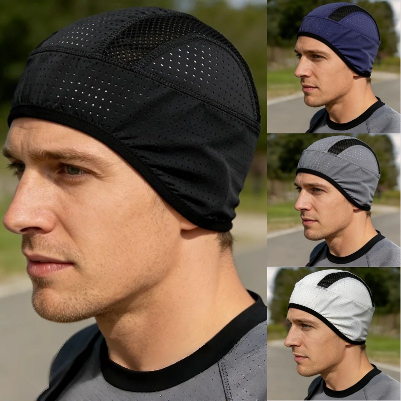 Skull Cap Helmet Liner - Bonnet de sport respirant en maille