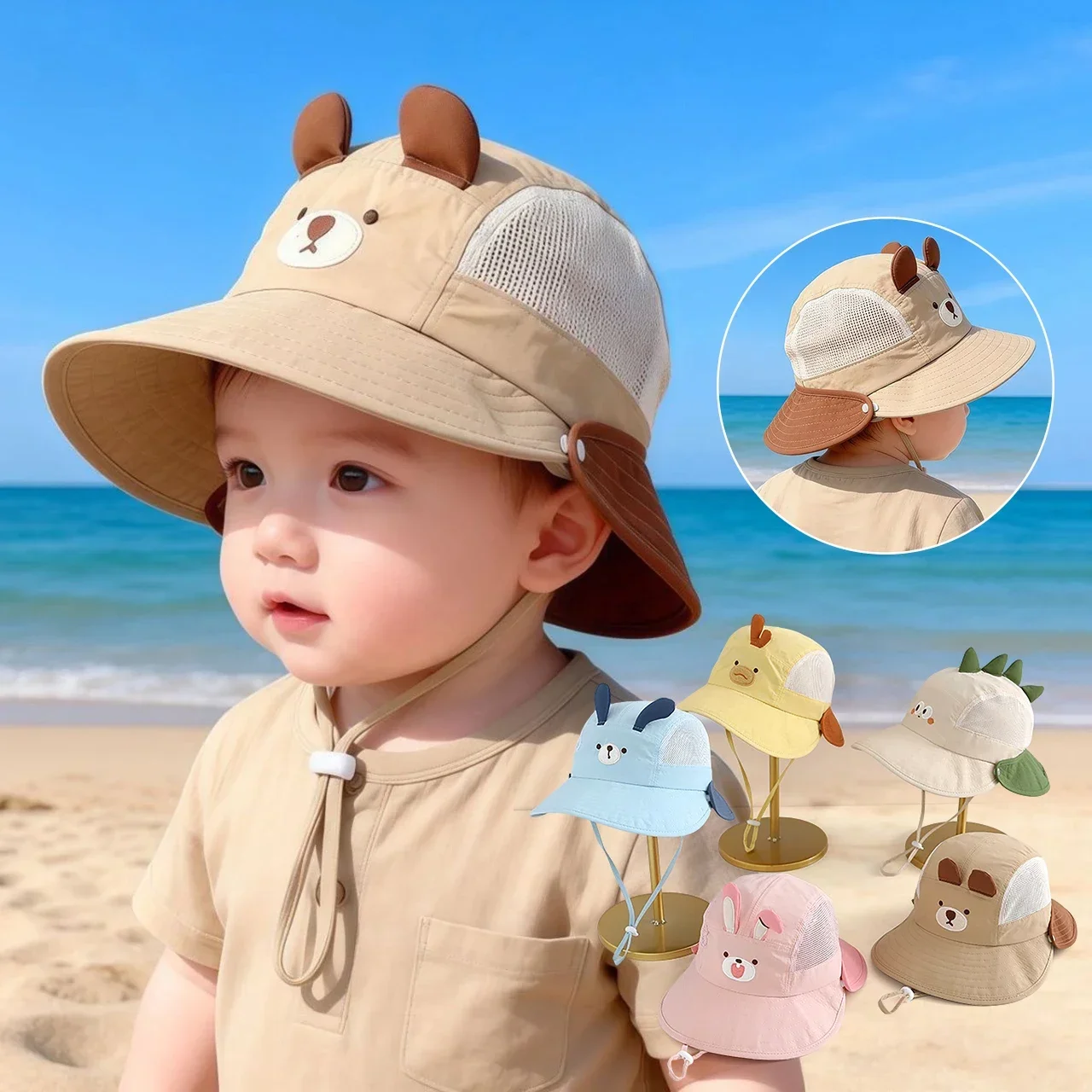 Visor Sun Hat - Chapeau de soleil pour bébé avec