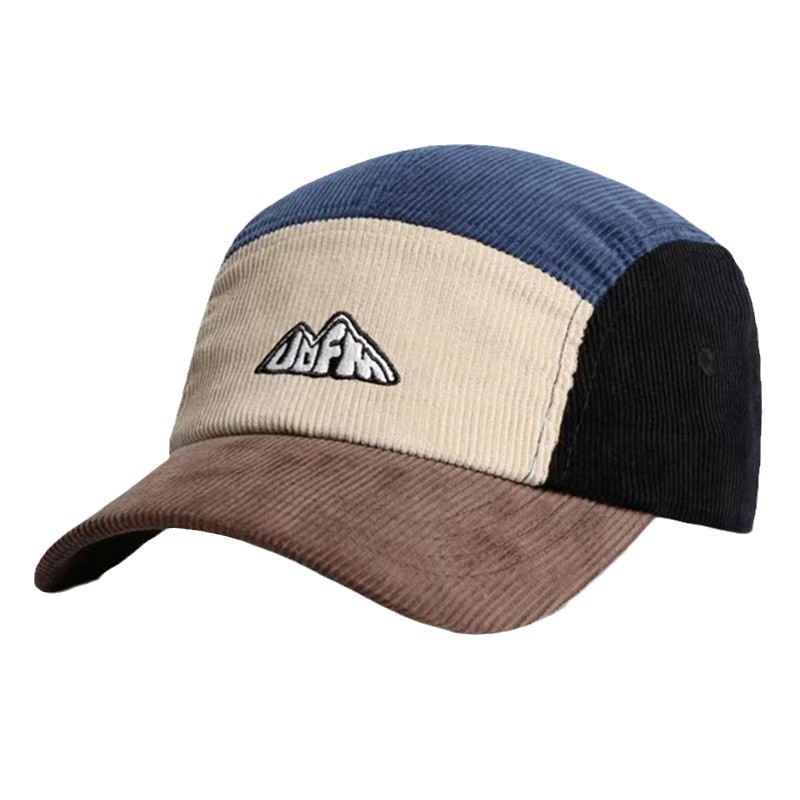 Corduroy Cap 5 Panel - Chapeau à visière pour hommes et