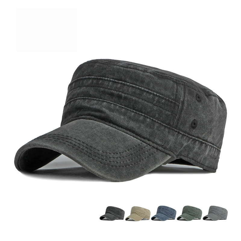 Snapback Hat Flat - Printemps été à bord court armée