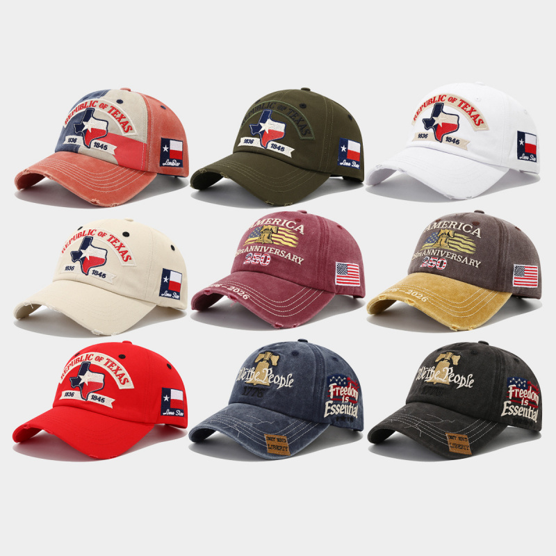 Dad Hat Cotton - Casquette de baseball délavée République du