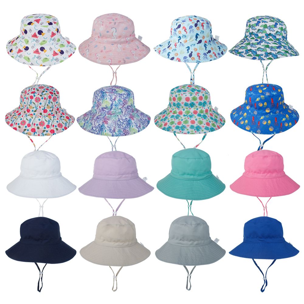 Sun Hat Wide Brim - Chapeau de bain d'été pour garçons