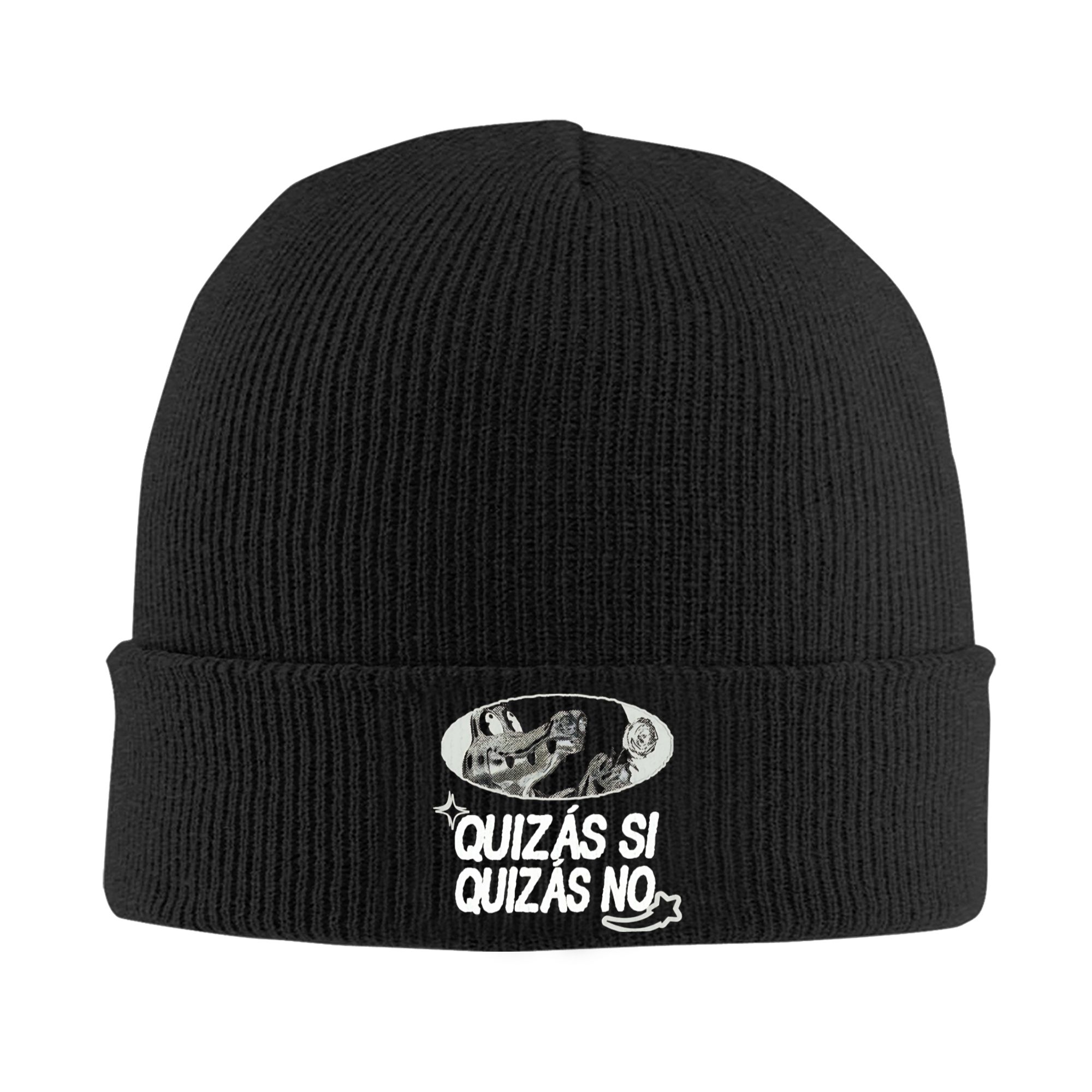 Beanie Cuffed Knit - Bonnet en tricot côtelé pour femmes
