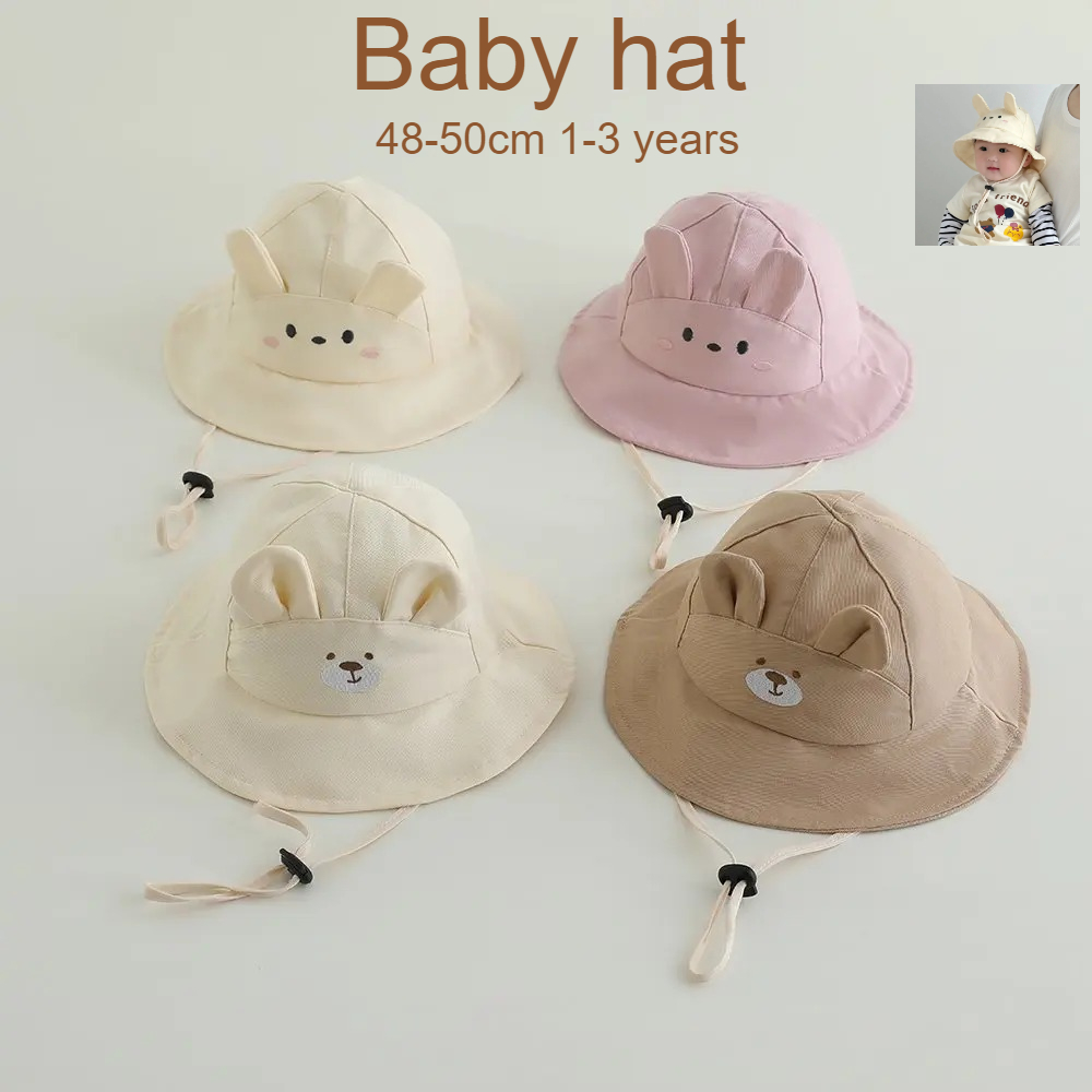 Bucket Hat Cotton - Chapeau de soleil pour bébés filles