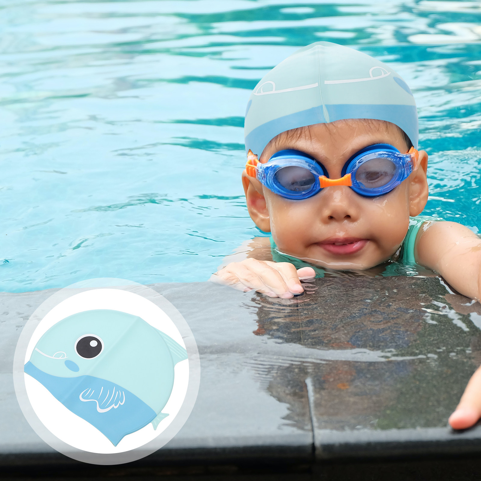 Swim Hat Silicone - Bonnet de bain en silicone pour