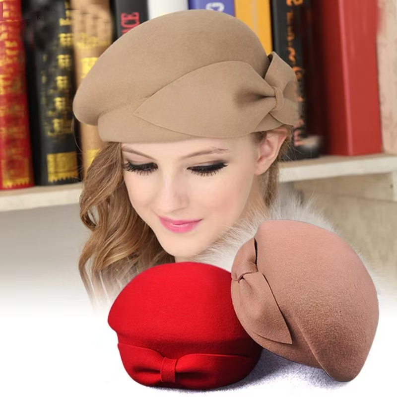 Beret French Wool - Béret d'hiver en laine chaude Vintage