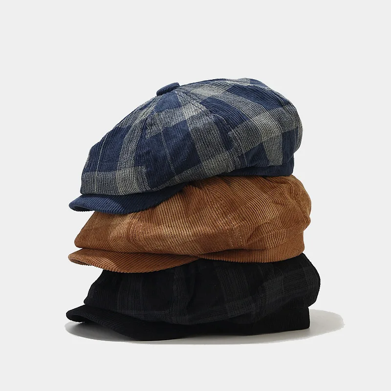 Newsboy Cap Ivy - Velours côtelé hommes femmes jeunesse garçon