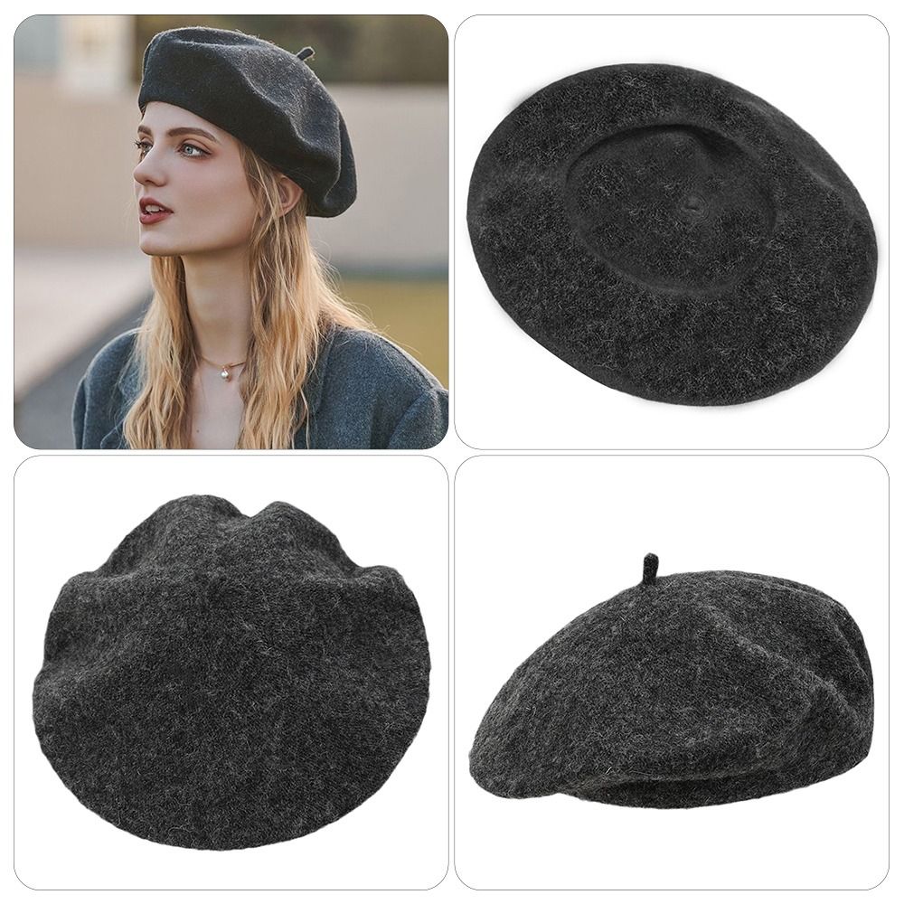 Beret French Wool - Béret en laine chaud pour l'automne