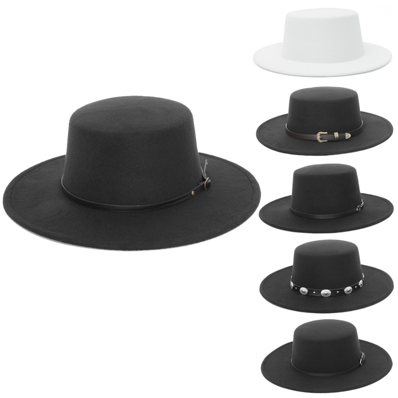 Fedora Hat Wool - Chapeau Fedora élégant à large bord