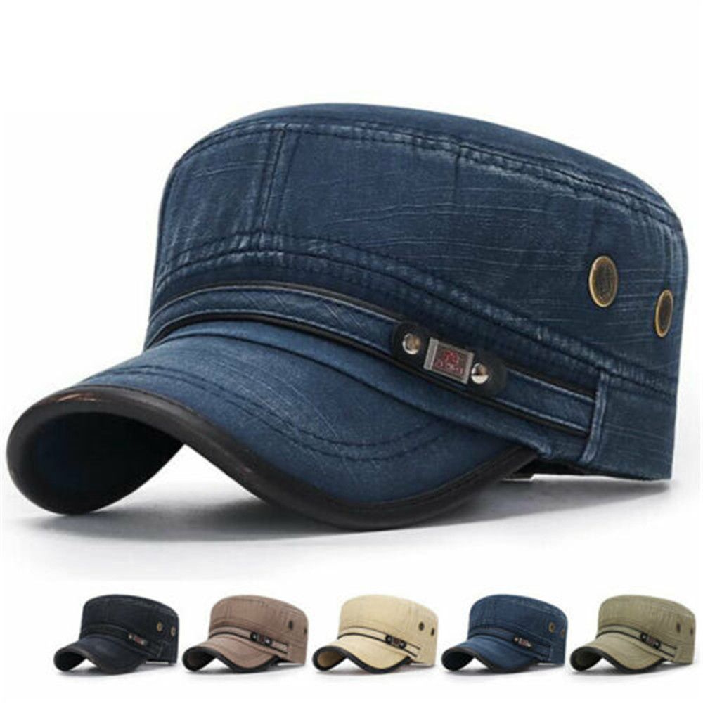 Snapback Hat Flat - Casquette militaire d'été en maille pour