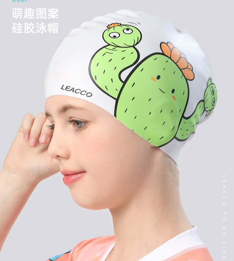 Swim Hat Silicone - Bonnet de bain en Silicone imperméable