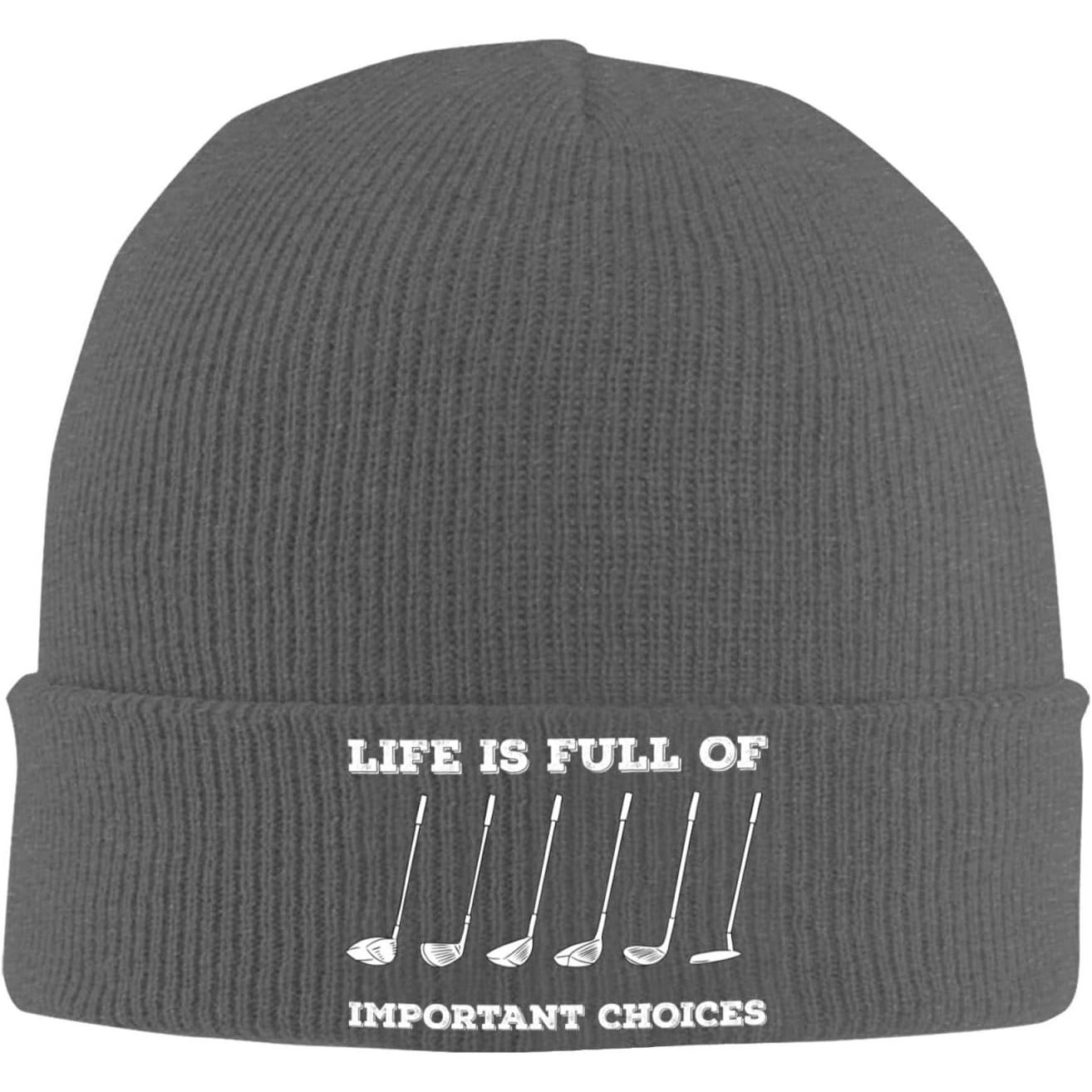 Beanie Cuffed Knit - La vie est pleine de choix