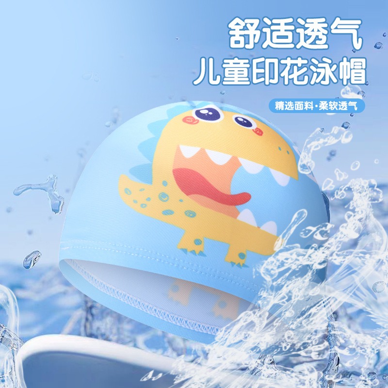 Bonnet de bain imprimé dinosau - Swim Hat Silicone avis et prix