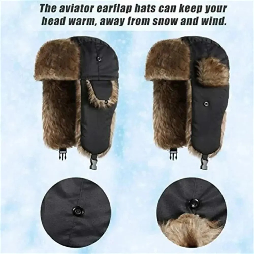 Chapeau d'hiver russe chaud et - Trapper Hat Ear Flap avis et prix