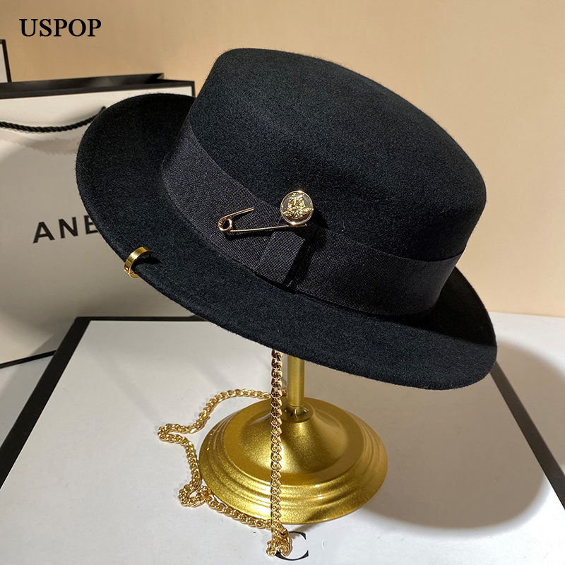 USPOP – chapeau d'hiver avec c - Fedora Hat Wool avis et prix