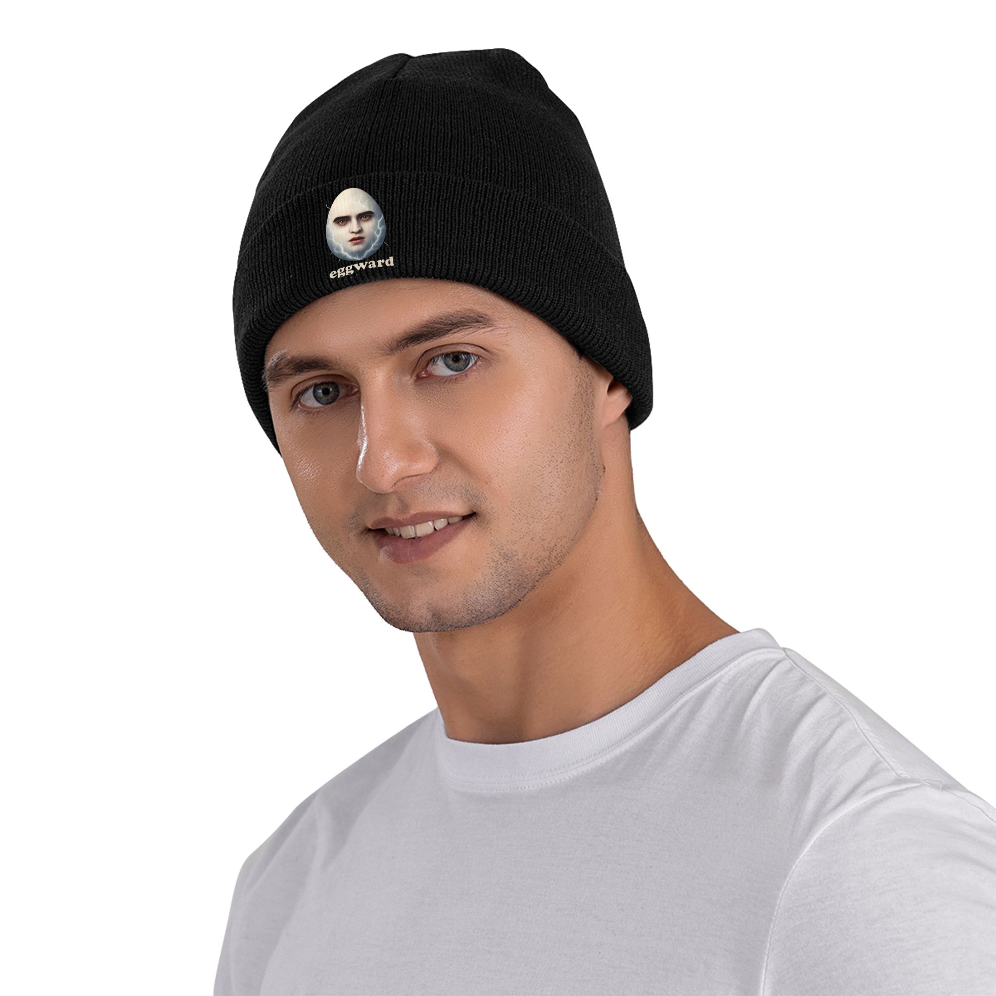 Eggward Silly Meme Parody Egg  - Beanie Cuffed Knit avis et prix