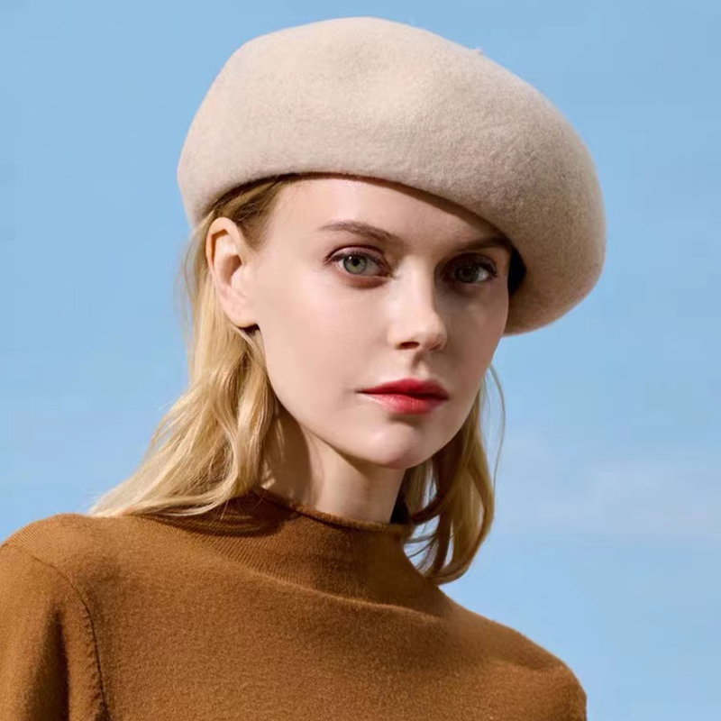 Bérets épais 100% laine pour f - Beret French Wool avis et prix