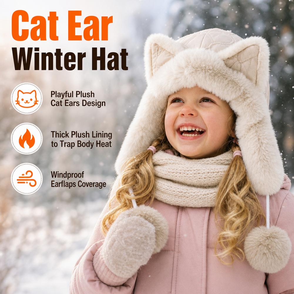 Chapeau d'hiver en peluche ave - Winter Trapper Hat avis et prix