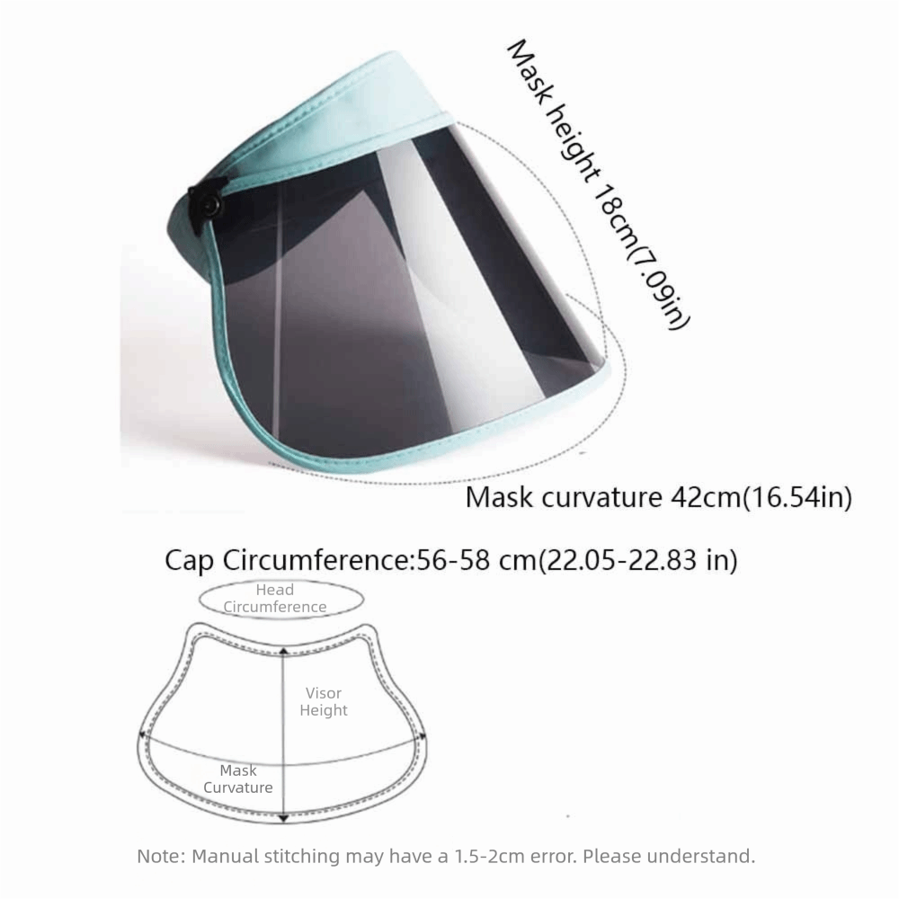 Chapeau de soleil portable pou - Visor Sun Hat avis et prix