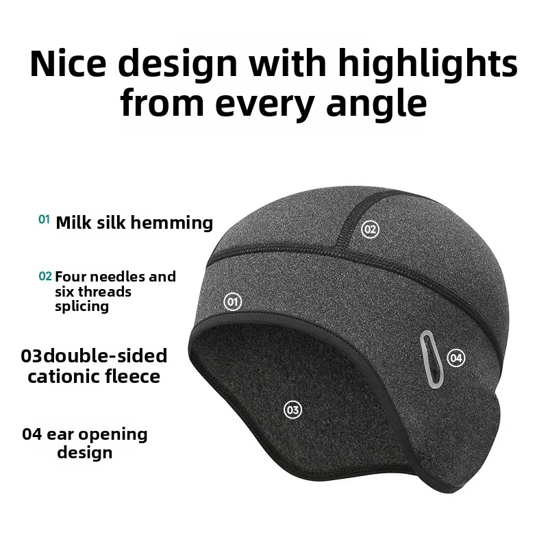 Casquette chaude de cyclisme d - Skull Cap Helmet Liner avis et prix