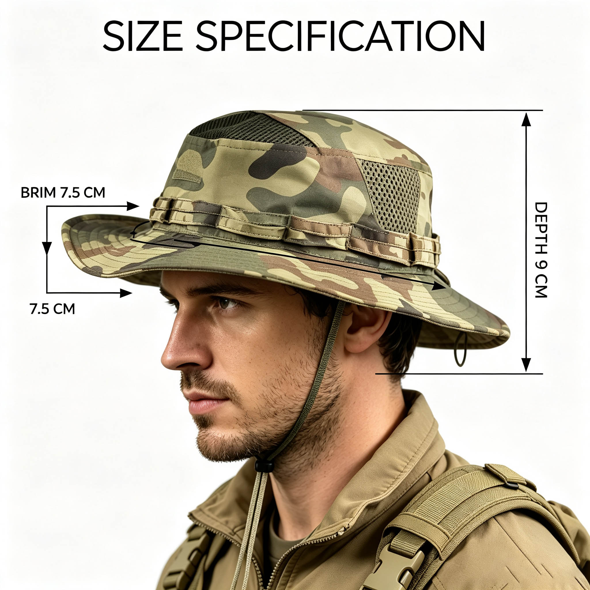 Chapeau Boonie Tactique pour H - Boonie Hat Tactical avis et prix