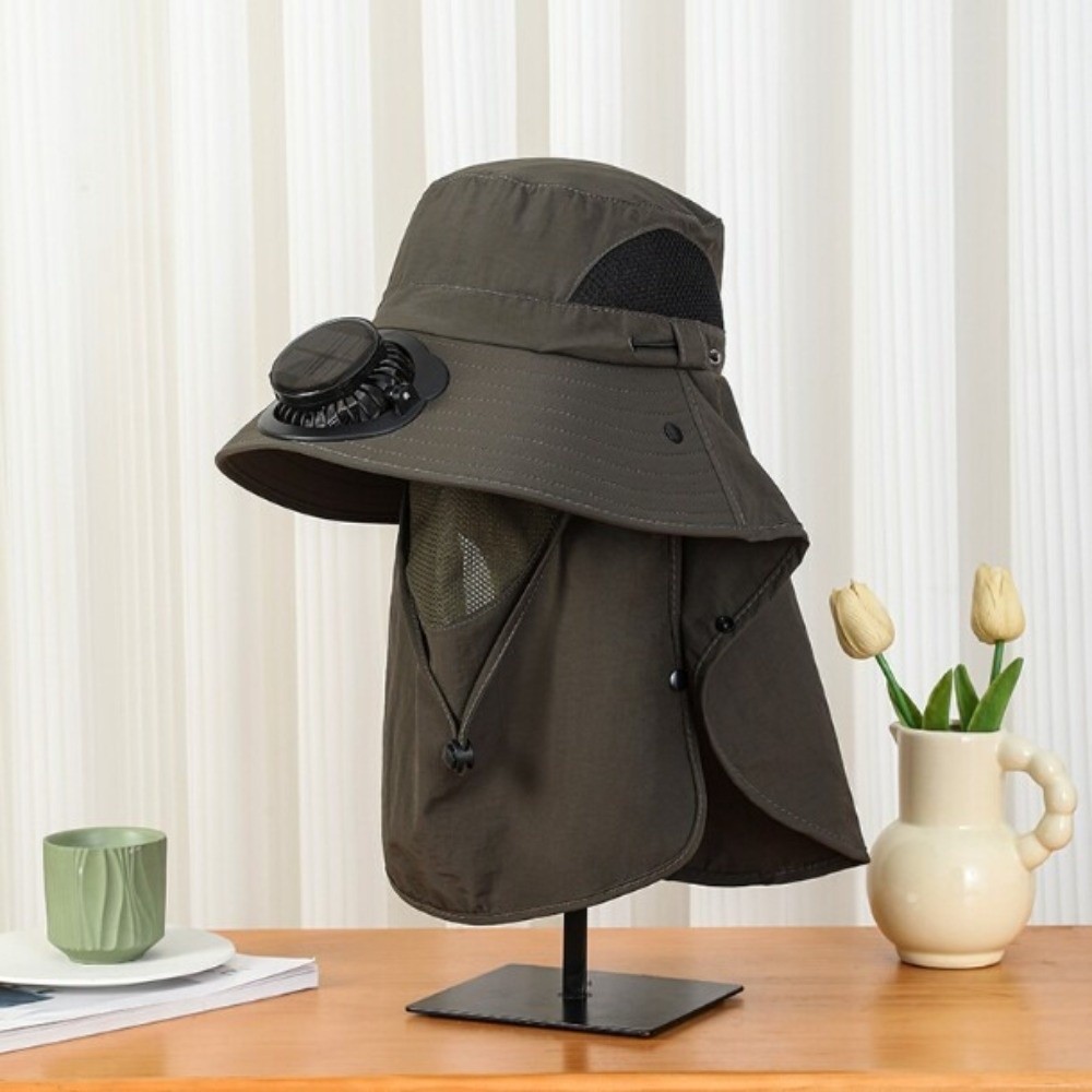 Chapeau ventilateur solaire po - Sun Hat Wide Brim avis et prix
