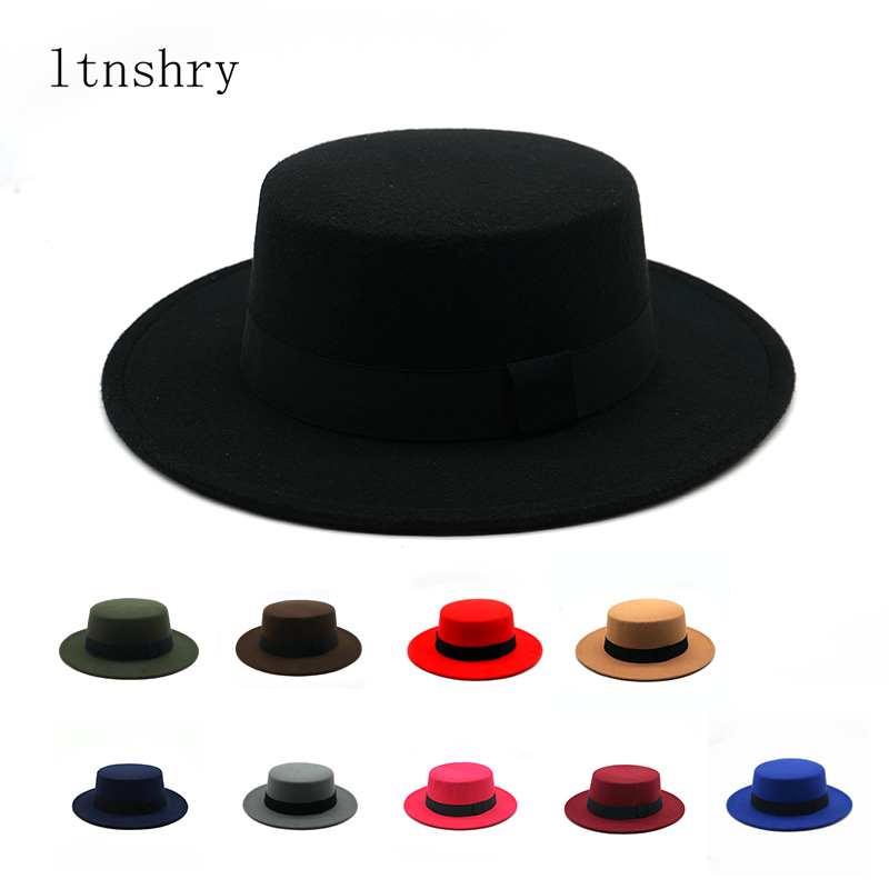 Hiver automne Imitation laine  - Fedora Hat Wool avis et prix