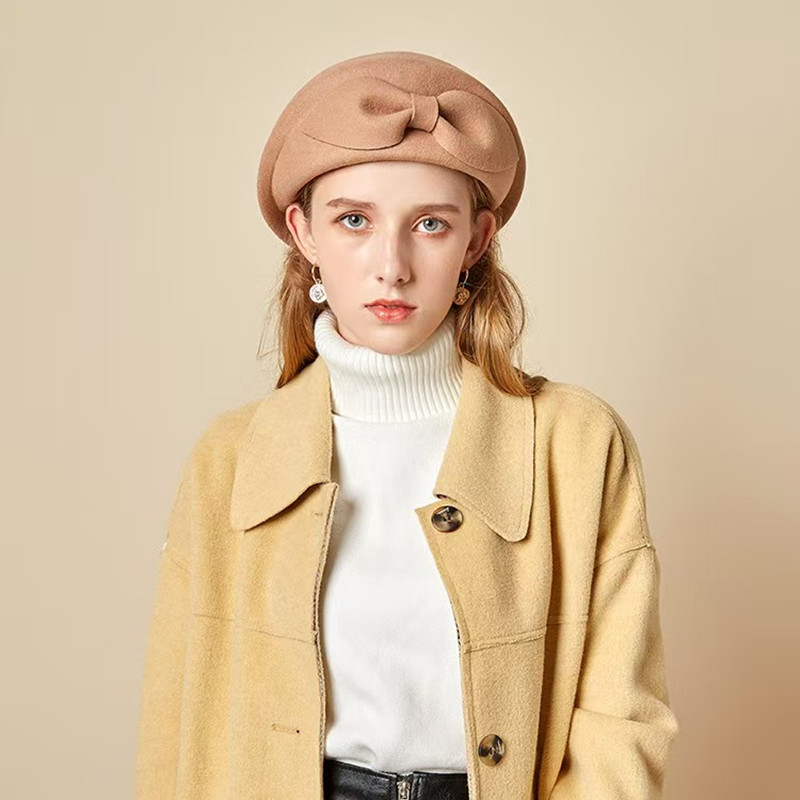 Béret d'hiver en laine chaude  - Beret French Wool avis et prix