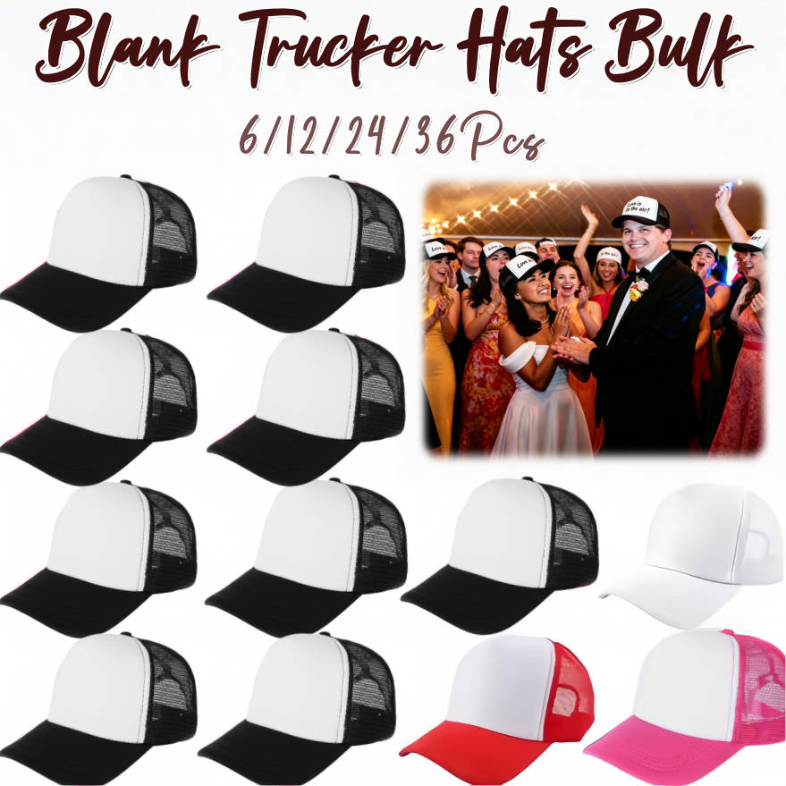 Lot de 6 à 36 casquettes de ba - Trucker Cap Mesh avis et prix