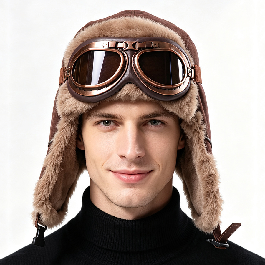 Chapeau d'aviateur vintage ave - Winter Trapper Hat avis et prix